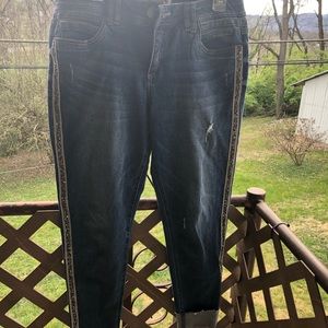 Democracy embellished skinny jeans